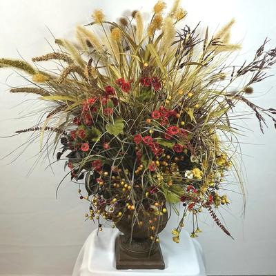 Artificial Arrangement With Wheat & Berries 