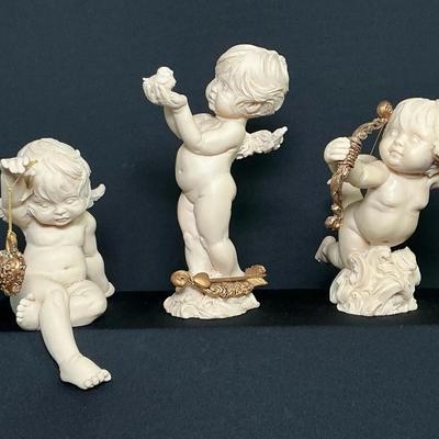 Vintage United Design Cupid Figurines 