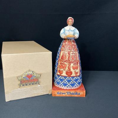 Jim Shore “Give Thanks” Pilgrim Woman