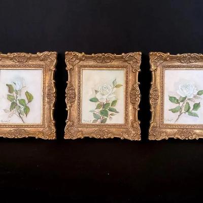 3 Original Framed Paintings