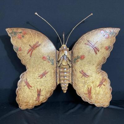 Wood Butterfly Tray