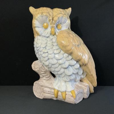 Large Vintage Ceramic Owl