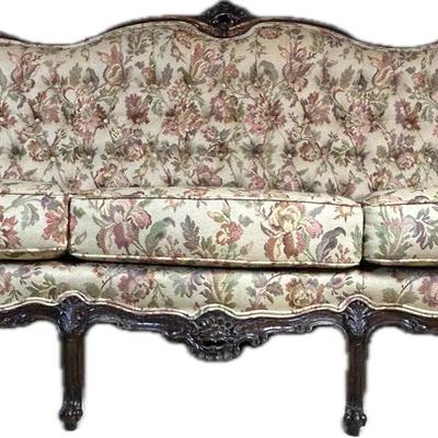 Louis XV Wing Back Sofa