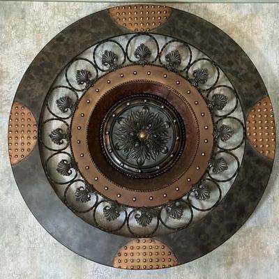 Wall Hanging Ornate Metal Decor 