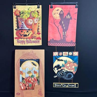 Halloween Yard Flags & More