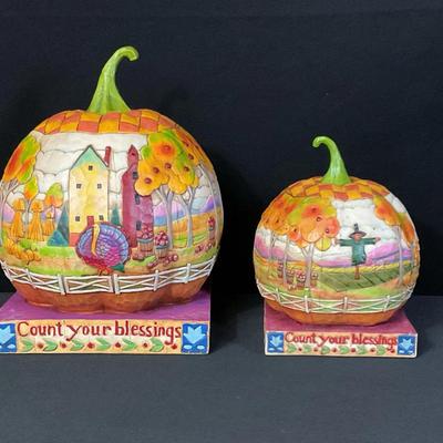 Jim Shore “Count Your Blessings” Small & Large
