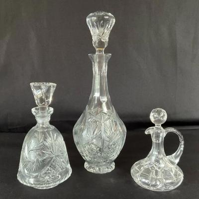 Cut Crystal Decanter Collection