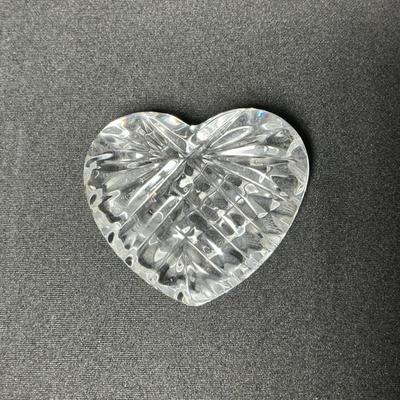 Waterford Crystal Heart Paperweight 