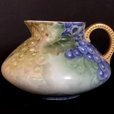 Jean Pouyat Limoges Cider Pitcher