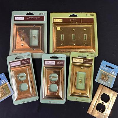 Allen + Roth Polished Brass Wall Plates