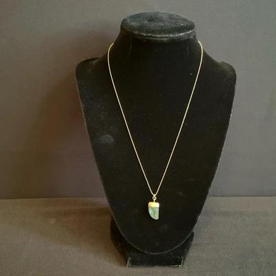 18k Labradorite Pendant Necklace