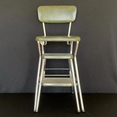 Vintage Cosco Stylaire Retro Chair & Step Stool