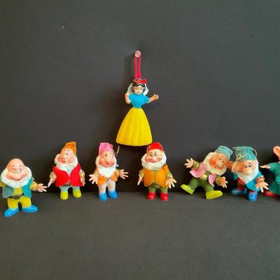 Vintage Seven Dwarf Ornaments