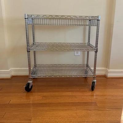 Ultra Durable Seville 3 Tier Utility Cart