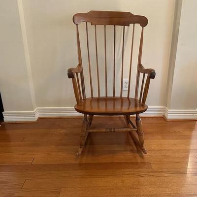 Vintage Nicholas & Stone Rocking Chair