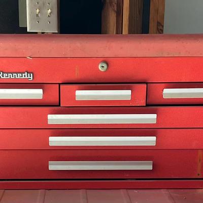 Kennedy All Metal  Toolbox With Contents