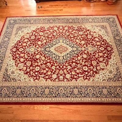 Red & Navy Rug