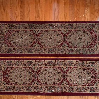 Maroon Patterns Runner Rugs 