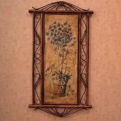 Framed Ivy Tree With Birds