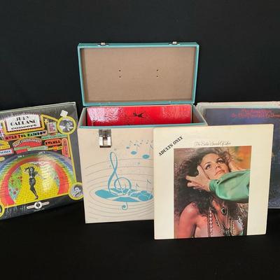 Movie And Musical Records With Case