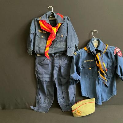 Antique Cub BSA Scout Uniforms 