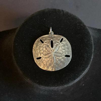 Sterling Sand Dollar Pendant 