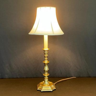 Brass Candlestick Table Lamp 