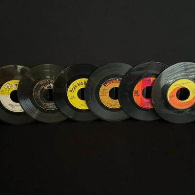Six 45 RPM Records
