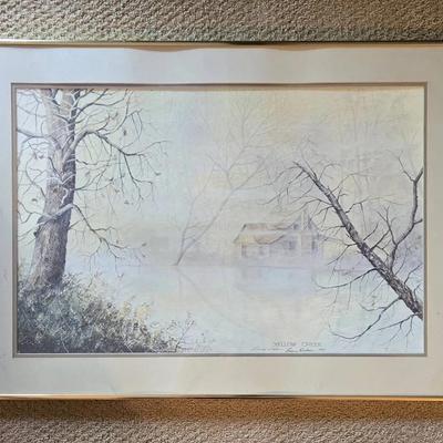 Print: "Yellow Creek" by Larry Dodson (D)