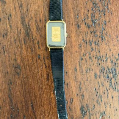 Sale Photo Thumbnail #40: Bucherer Gold Bar Watch