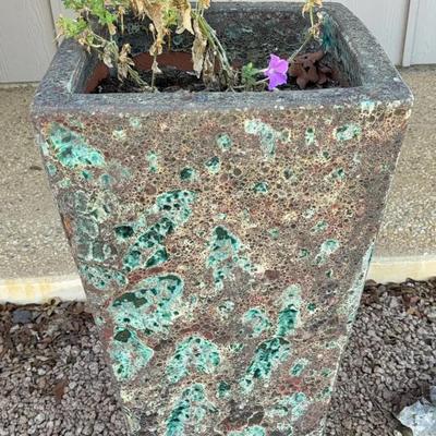 3 ft concrete tapered planter - Lot 2 
