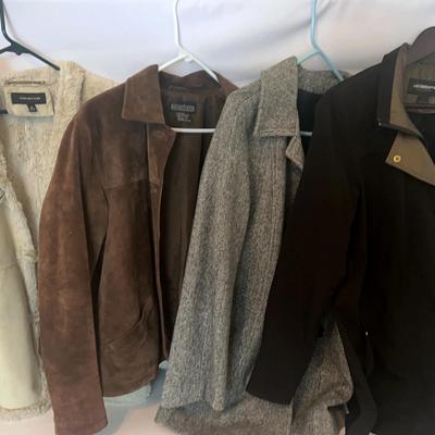 LeatheLeather jacket, Wade, like jacket, casual Liz Claiborne jacket, dress coat woman’s size medium