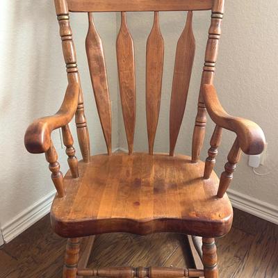 Solid Wood Rocking Chair