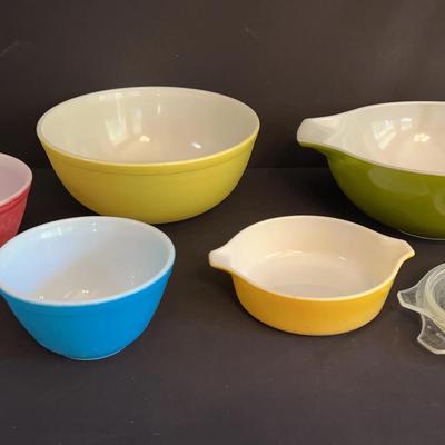 Primary Color Mixing Bowl Set (missing The Third Bowl) And More 