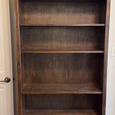 7ft Wooden book case 