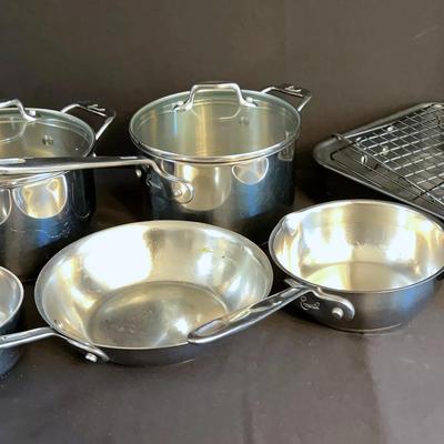 Emeril All-Clad (Copper Clad) Stainless Steel Pans And Pots