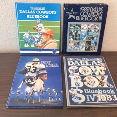 For the DALLAS COWBOYS fan, 1980 - 1983 Bluebooks 