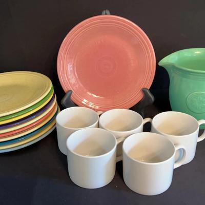 Fiesta Wear Replacements, Gibson Mugs And Petal Pitcher  