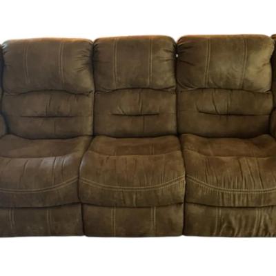 Microfiber Reclining Sofa