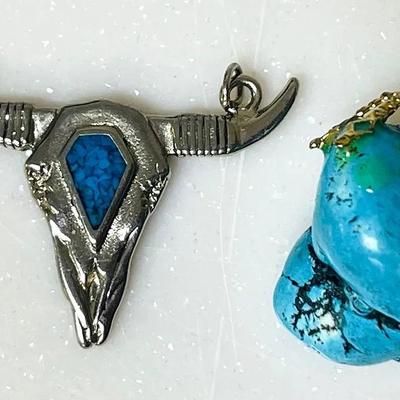 Southwest Style Turquoise Pendants