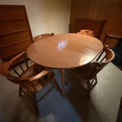 One of two table & chairs available