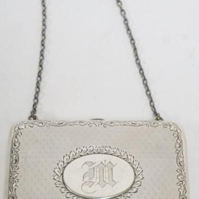 Sale Photo Thumbnail #187: 1187	LADIES STERLING SILVER COIN PURSE, APPROXIMATELY 3 IN X 4 IN
