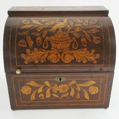 1011	ANTIQUE FEDERAL INLAID BOX, APPROXIMATELY 11 IN X 7 IN X 10 IN HIGH
