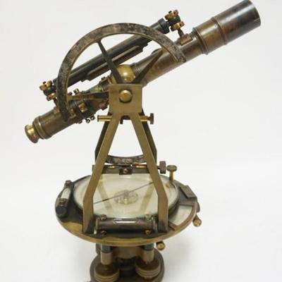 1064	W&LE GURLEY ANTIQUE SURVEYING TRANSIT, TROY NY, APPROXIMATELY 13 IN X 16 IN HIGH

