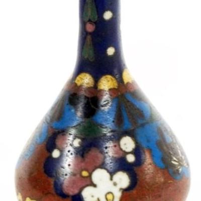 1071	CLOISONNE MINIATURE VASE, APPROXIMATELY 4 IN HIGH
