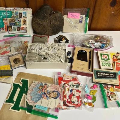 Vintage Collectibles - Stamps, Banking, Patch & More