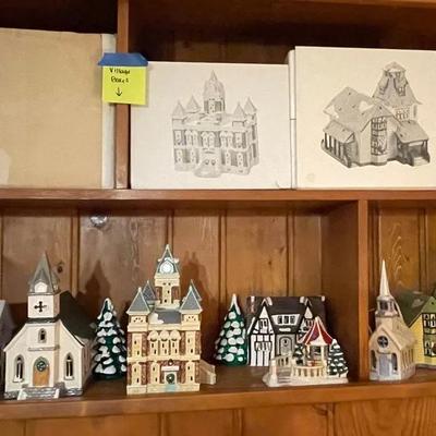 Collection Of Christmas Villages (Snow Village & Dept. 56)