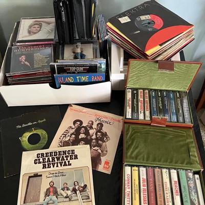 45’s, Cassettes, CD’s Mystery Lot