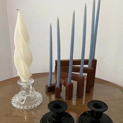 Danish Wood Candlestick + More