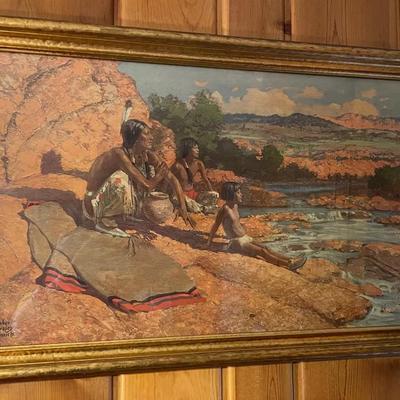 Native American Art By Robert Wesley Amick Print 